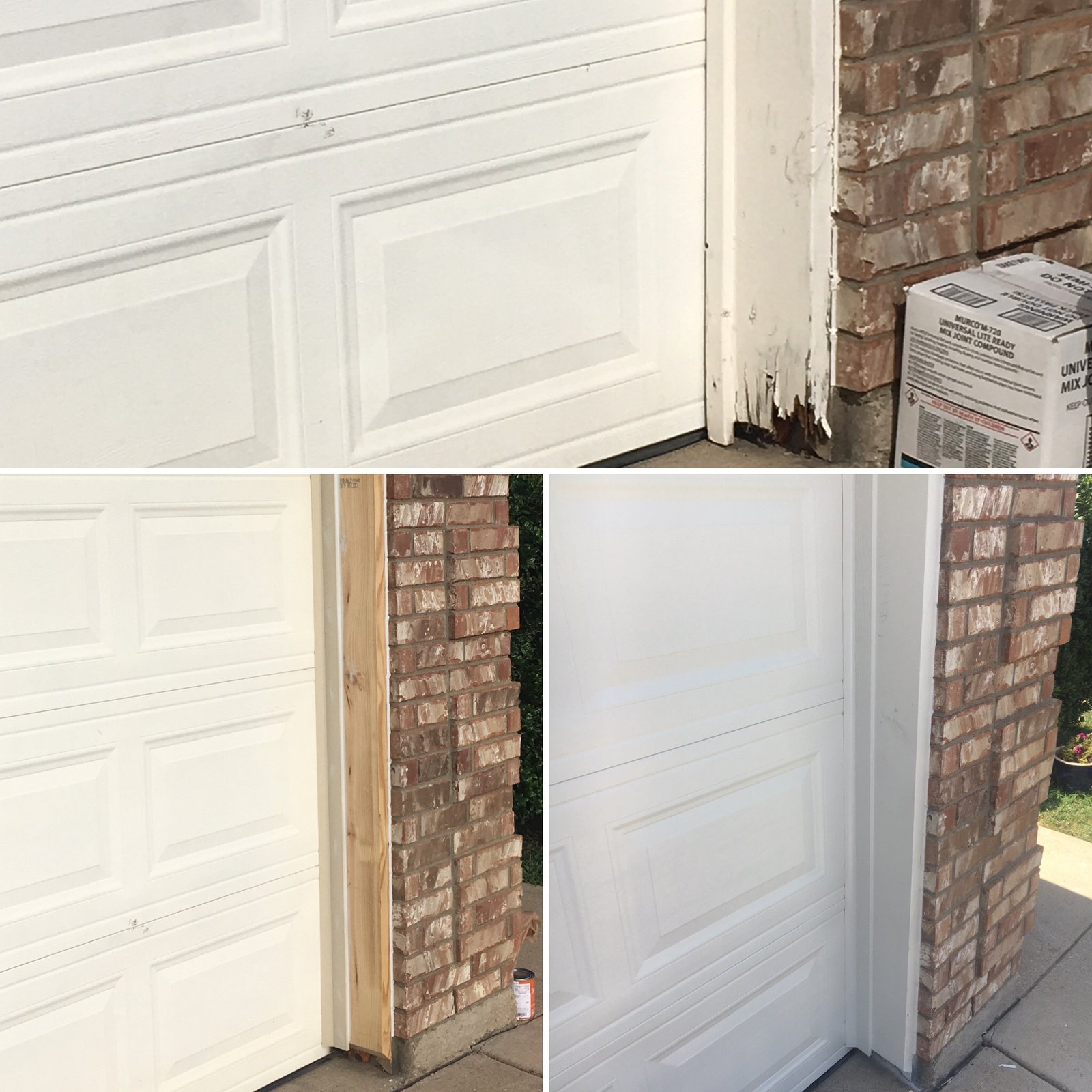 exterior painting wood replacement. rotted wood.